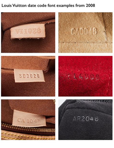 authentic Louis Vuitton codes